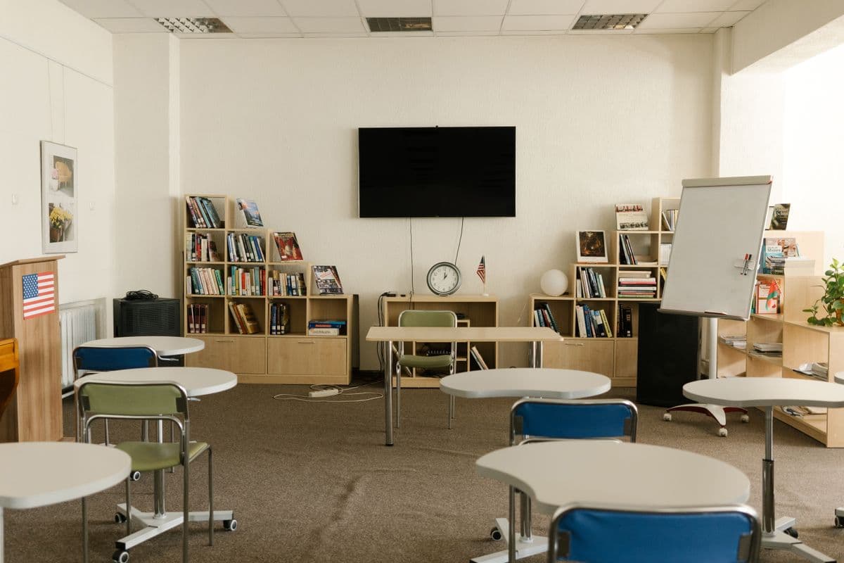 School campus with enterprise wireless network coverage
